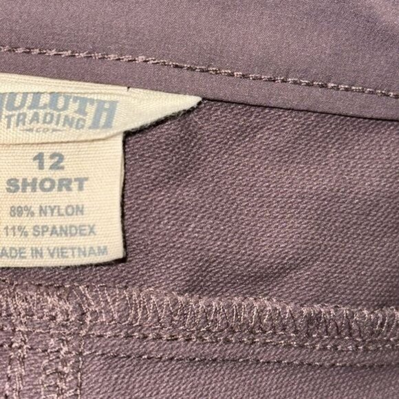 Duluth Trading Womens 12 Short Quick-Dry Nylon/Spandex Pants - Picture 3 of 10